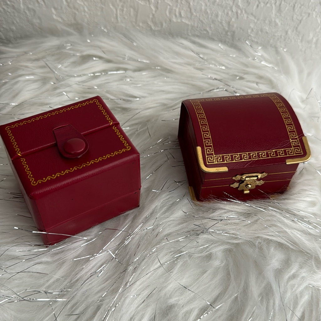 2 Red Ring Boxes